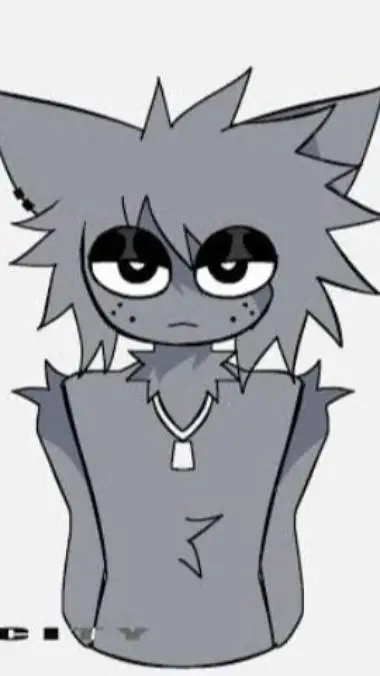 ai character: 🖤gray🖤 background