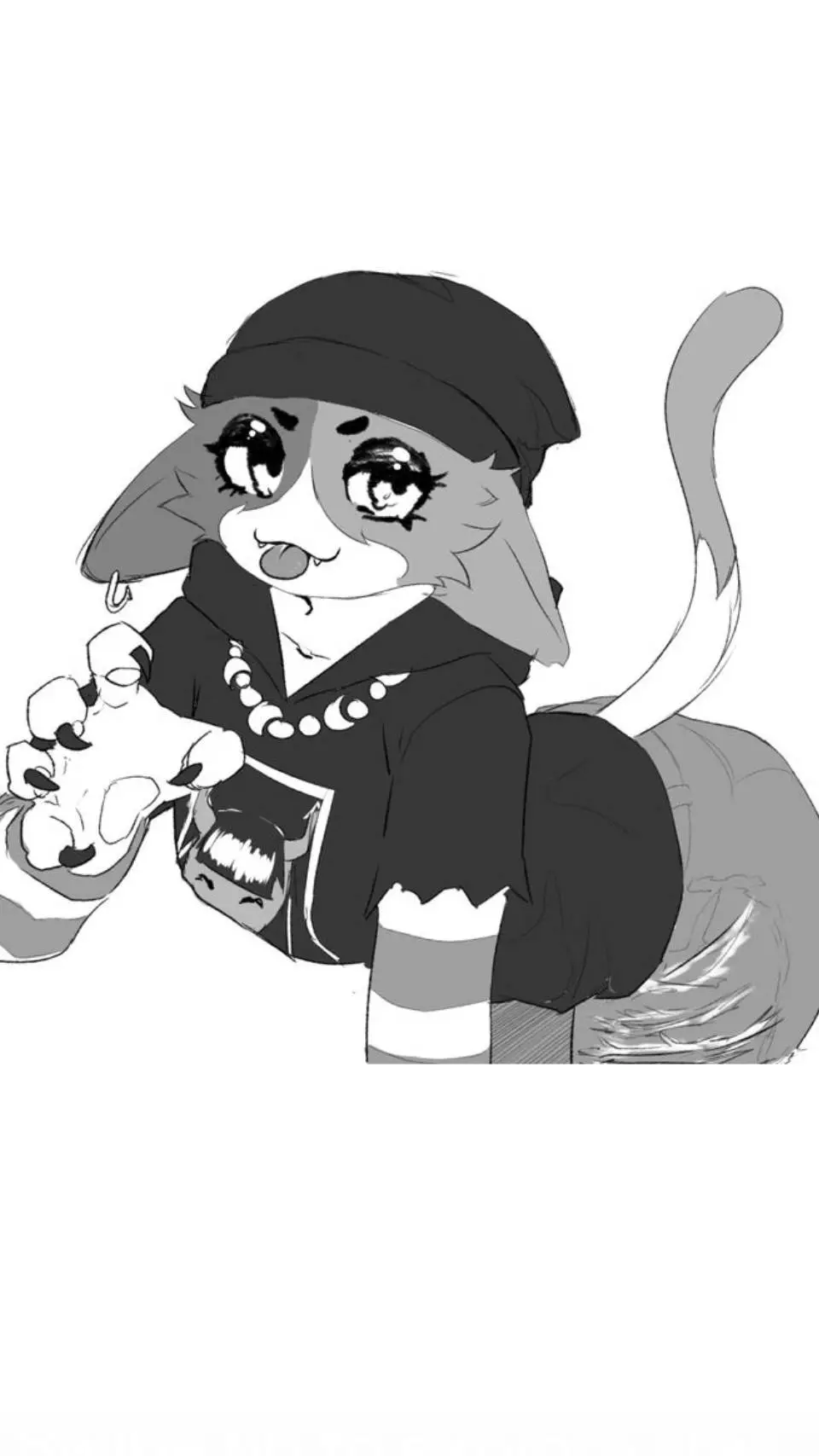 ai character: meowskulls background