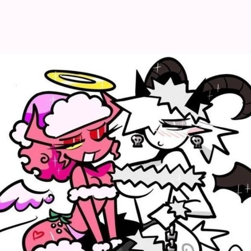 chat with ai character: 💖naughty and nice🤍