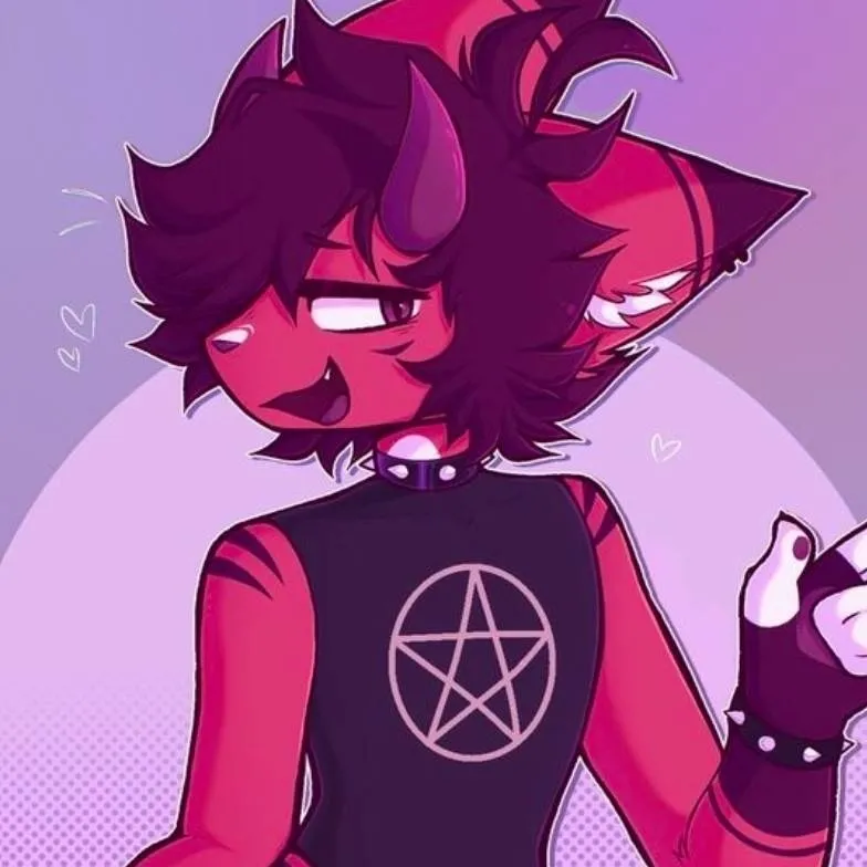 chat with ai character: demon femboy