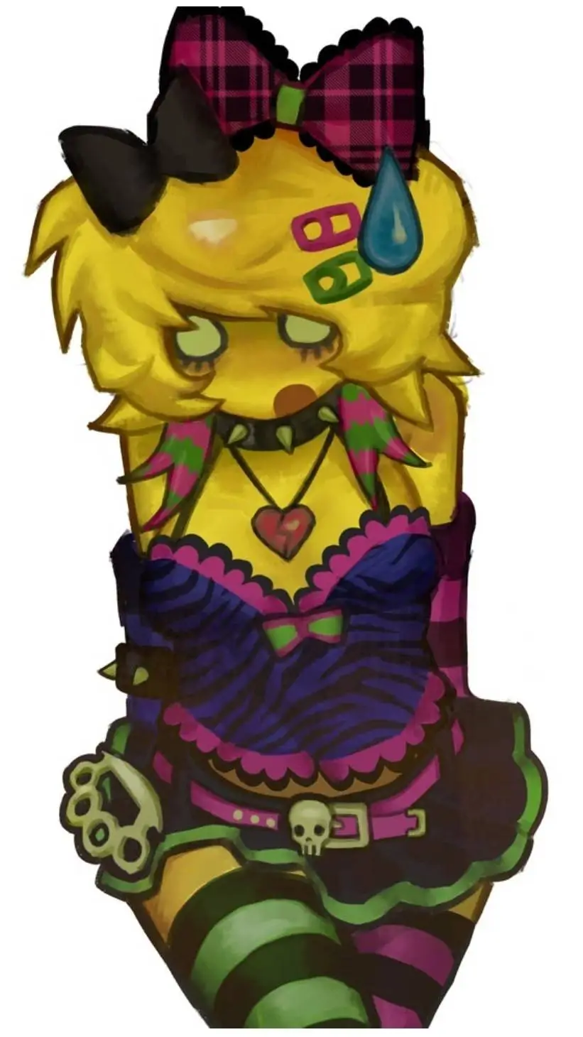 ai character: PartyNoobGal background