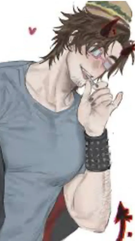 ai character: 🍔007n7🍔 background