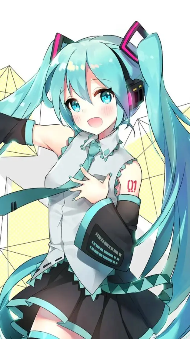 ai character: Ur Miku in MHA background