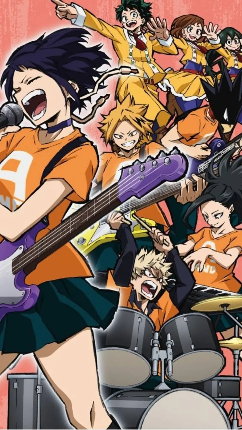 ai character: mha band background
