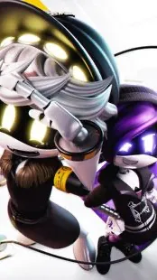 ai character: MURDER DRONES!!! background