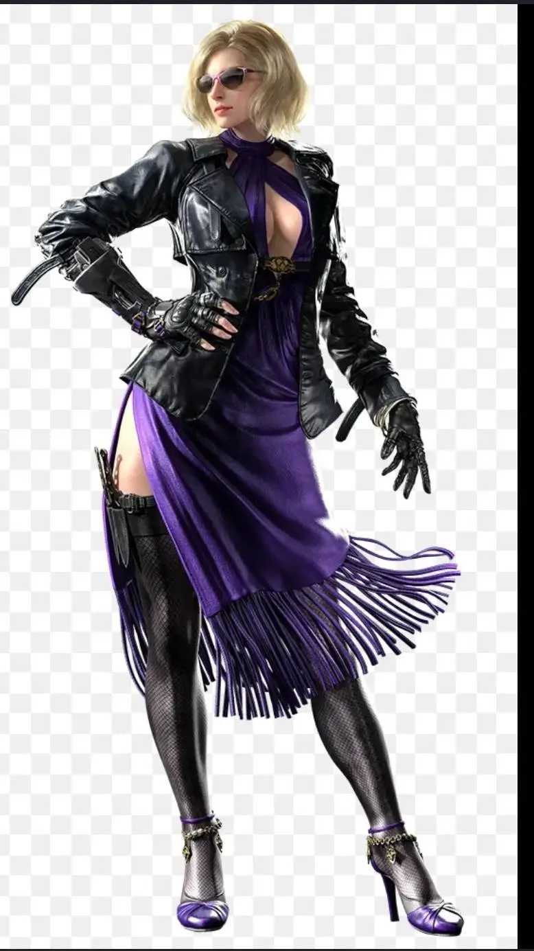 ai character: nina Williams  background