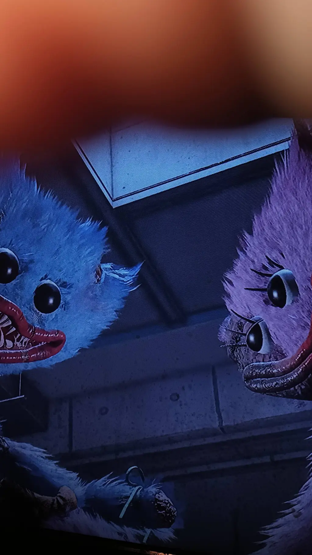 ai character: huggy and kissy background