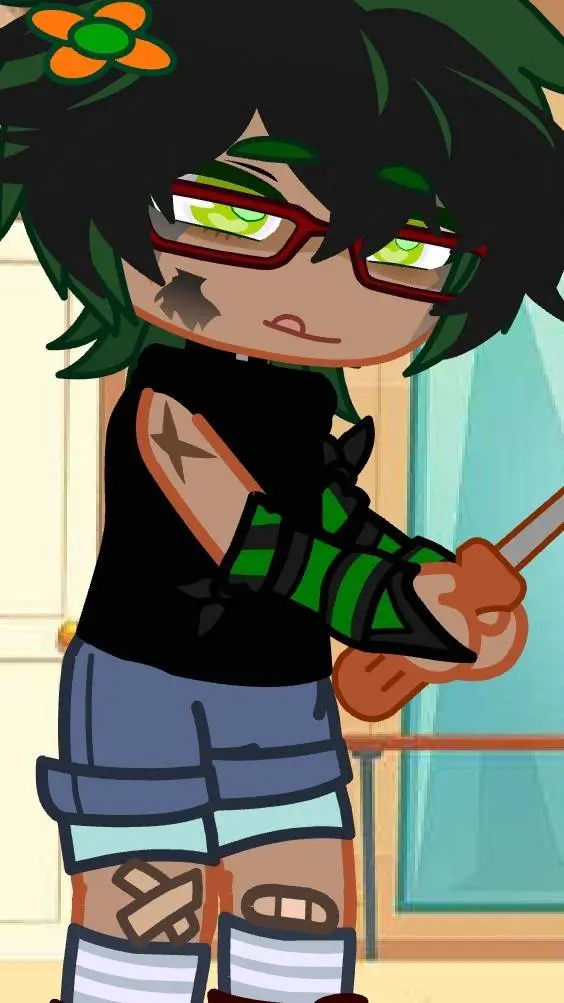 ai character: ♡Izuku♡-NO QUIRK- background