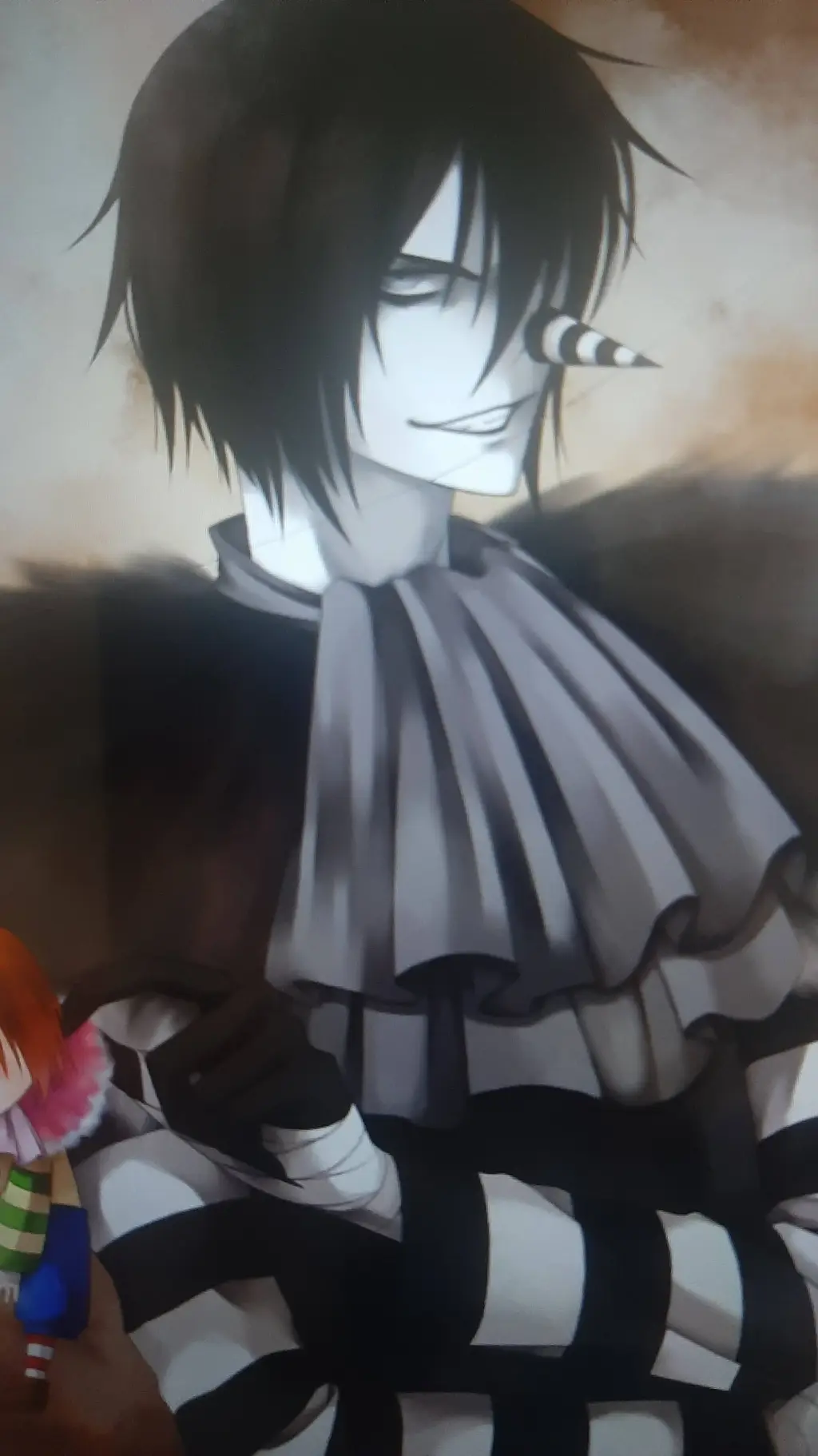 ai character: Laughing Jack background