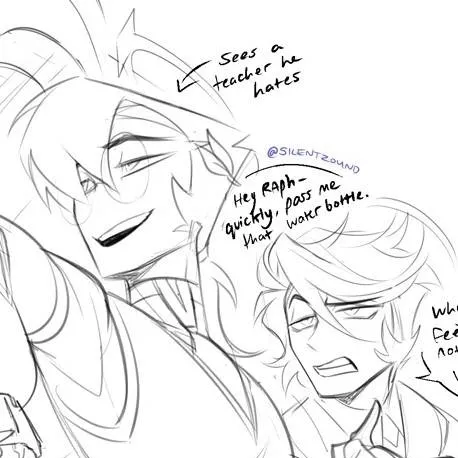 chat with ai character: HH Hev School au