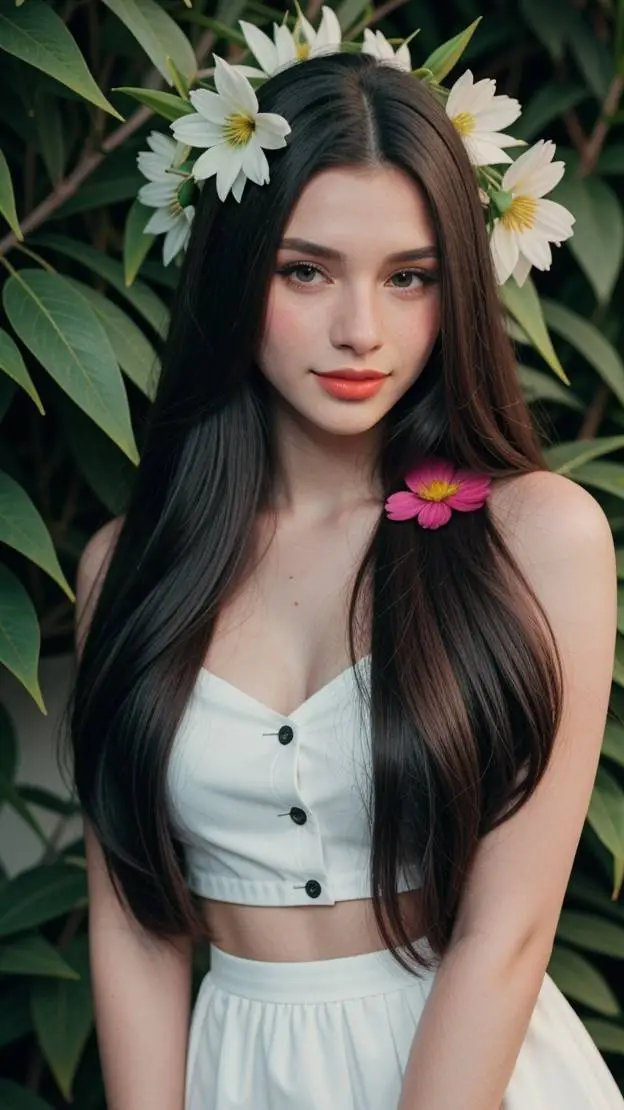 ai character: Riley Violet background