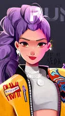 ai character: Kpop demon hunters background