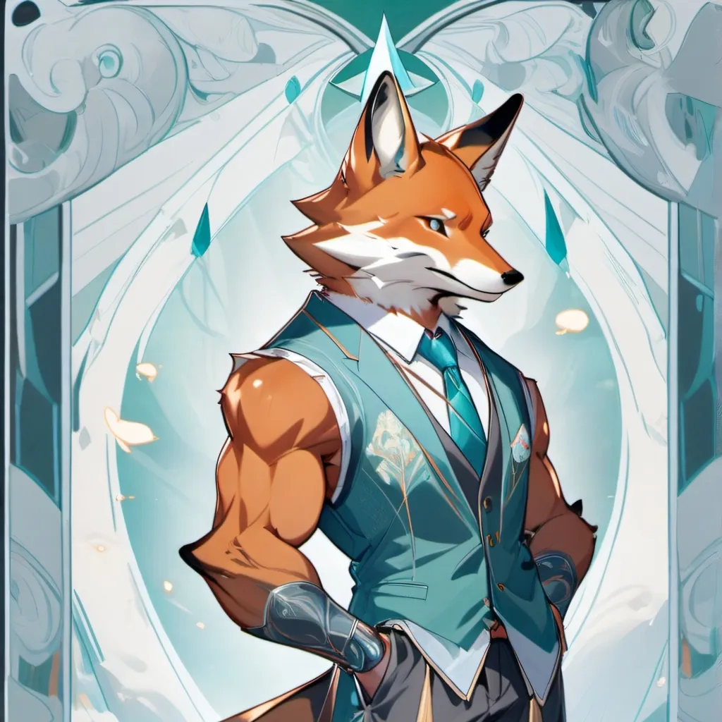 chat with ai character: muscle fursuit 