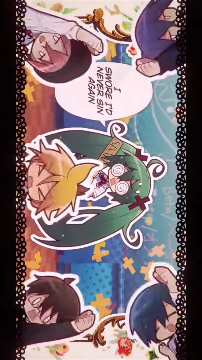 ai character: Miku; rotten girl background