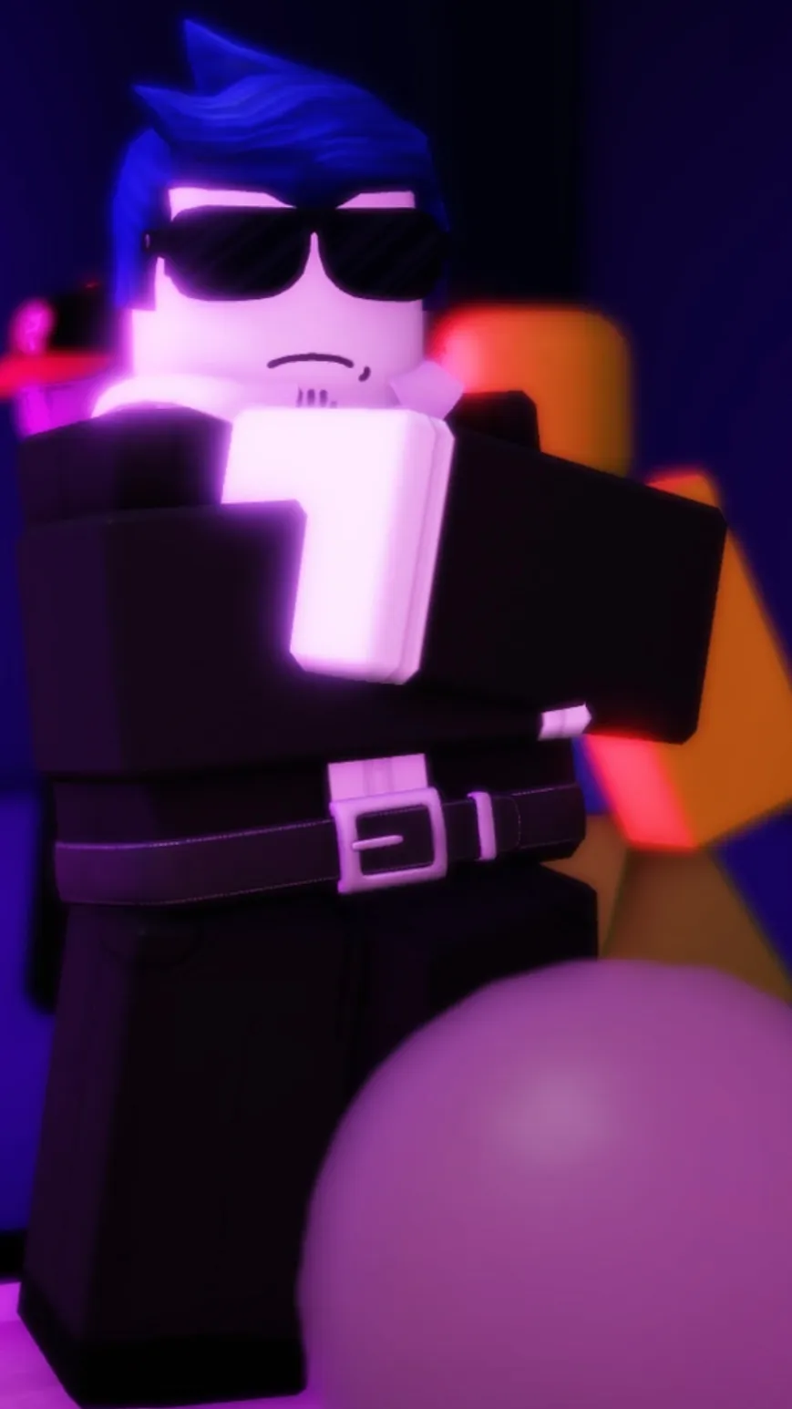 ai character: Bouncer guest background