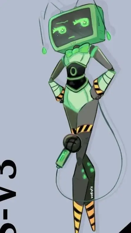 ai character: Vee background