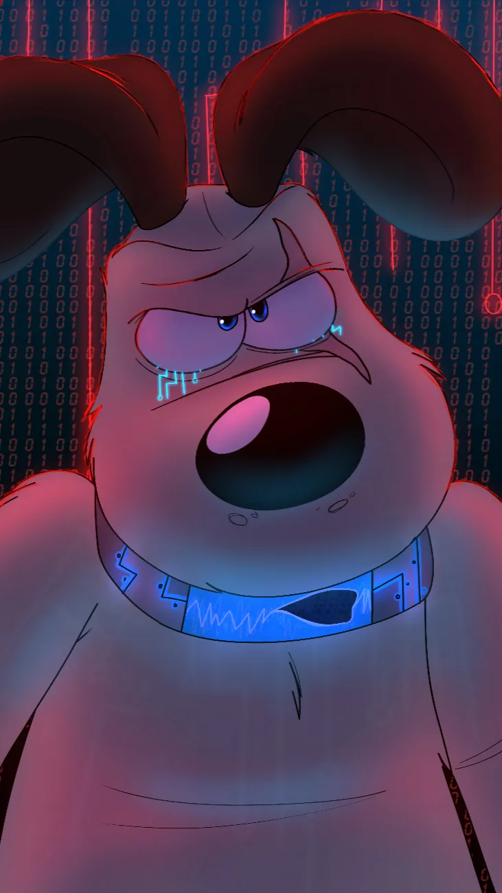 ai character: Gromit (rewired)  background