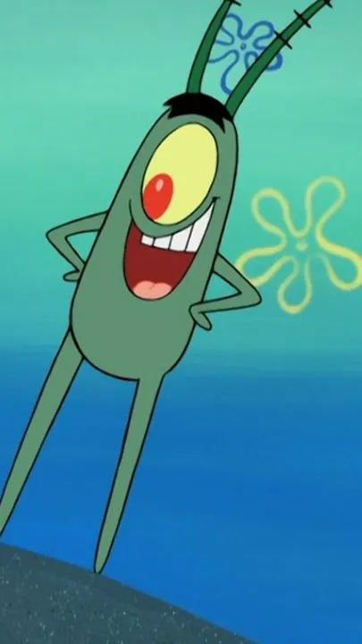 ai character: Plankton  background