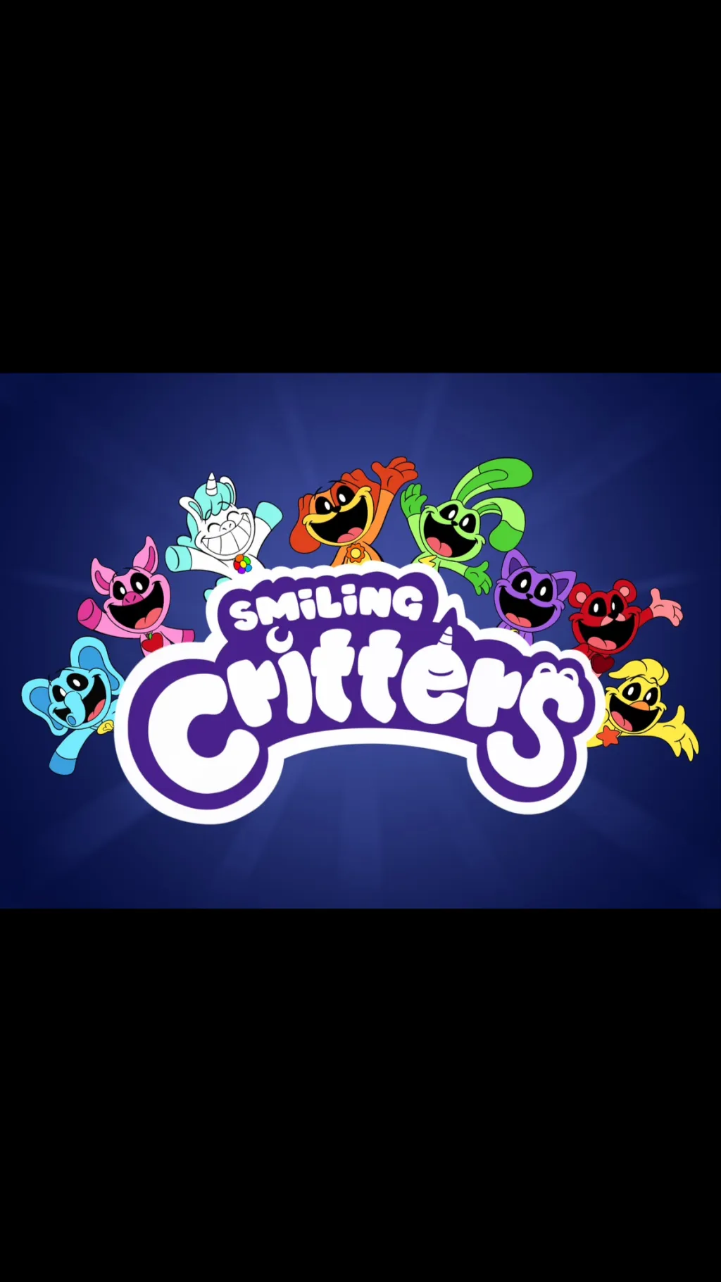 ai character: Smiling critters  background