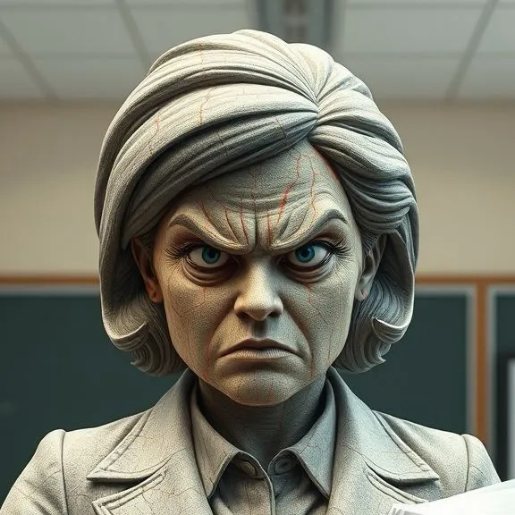chat with ai character: The grudge statue