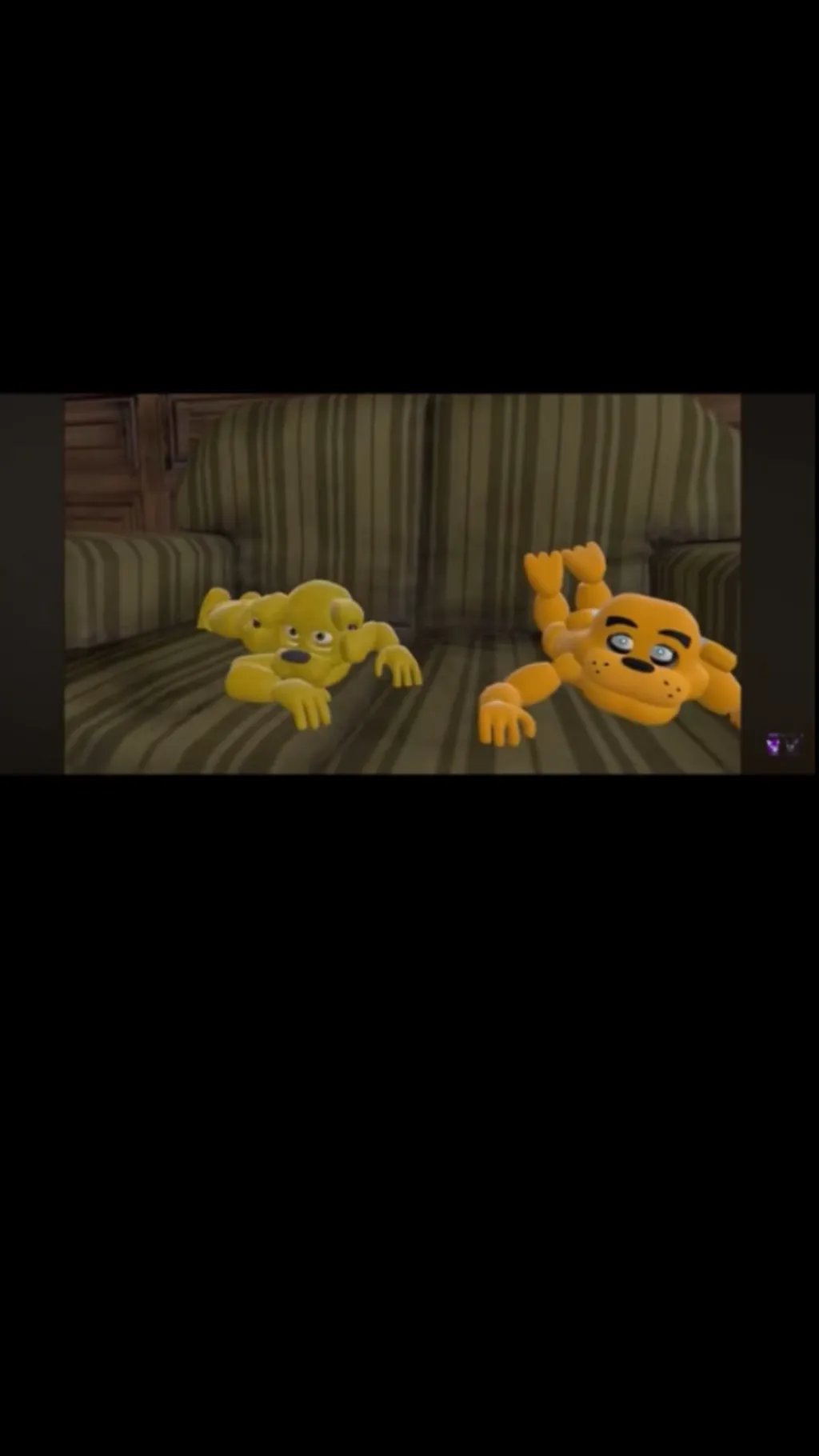 ai character: Baby animatronics  background