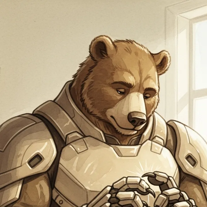 chat with ai character: Guardian bear 
