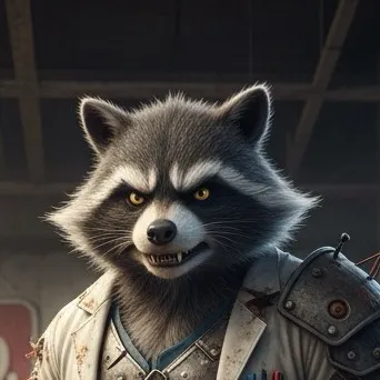 chat with ai character: Rocket raccoon 