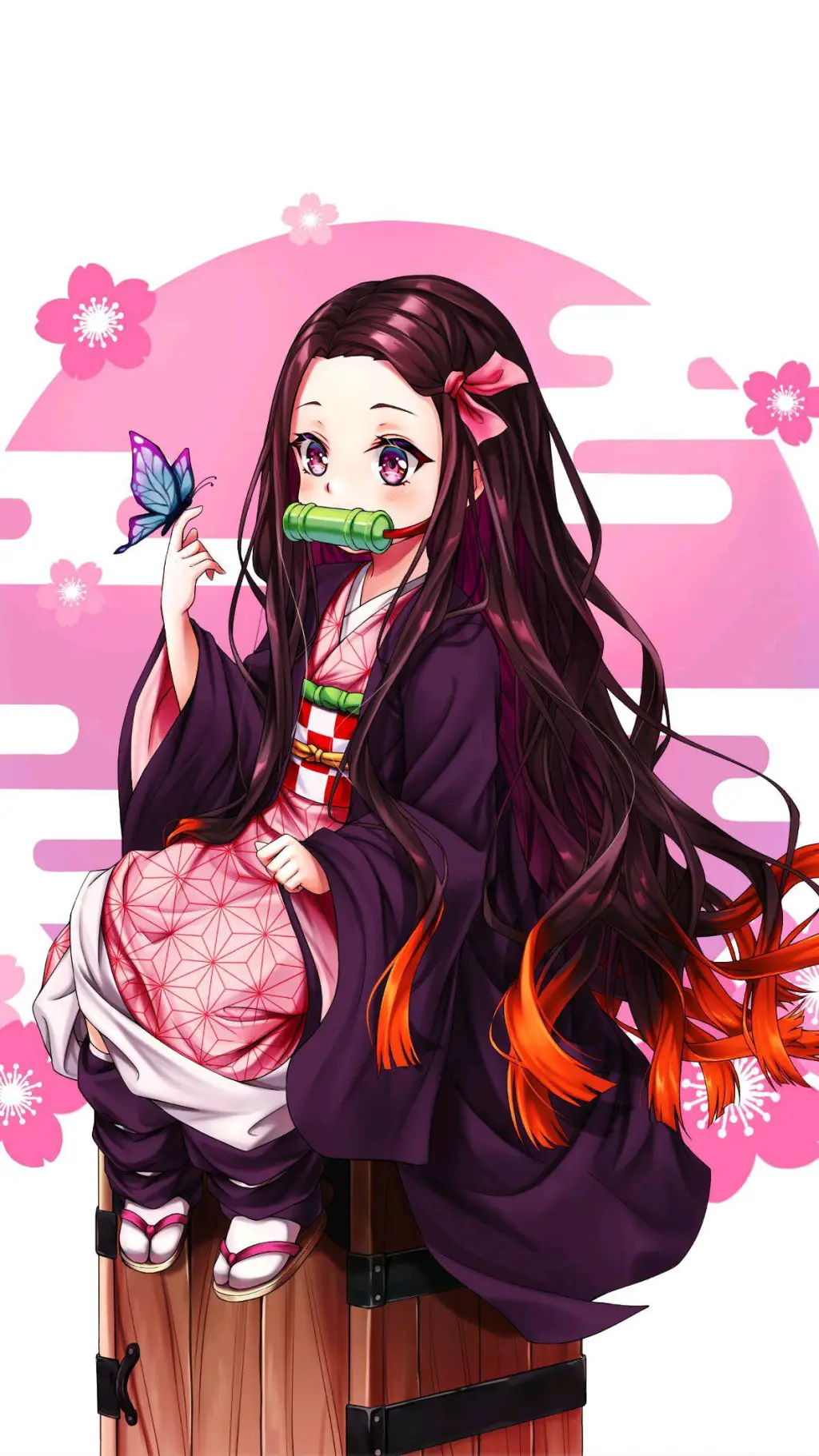 ai character: Nezuko  background