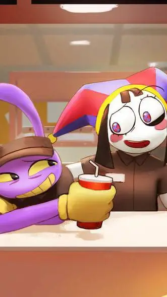 ai character: Jax(funny bunny❤ background