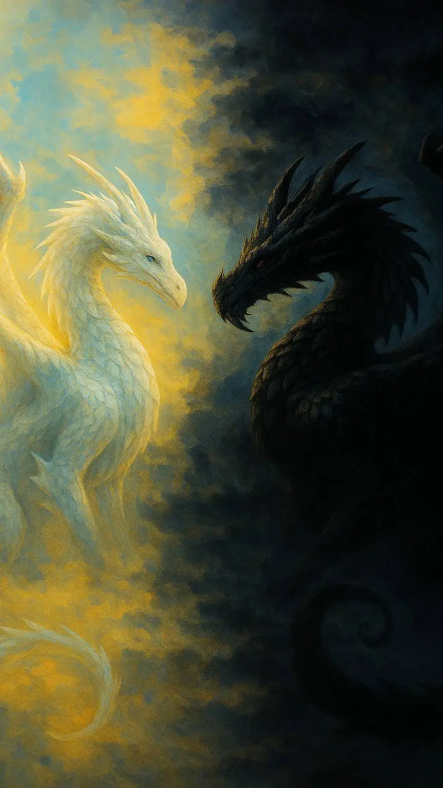 ai character: Light & Shadow  background