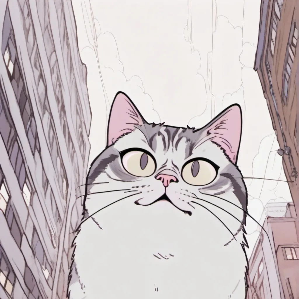 chat with ai character:  Giant Fluffy Cat