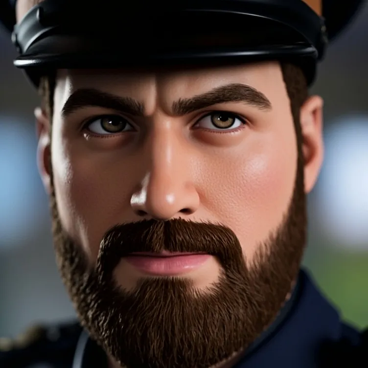 chat with ai character: Police officer mat