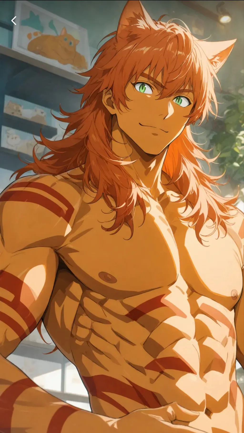ai character: Garth  background
