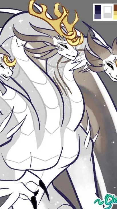 ai character: Moon Ghidorah background