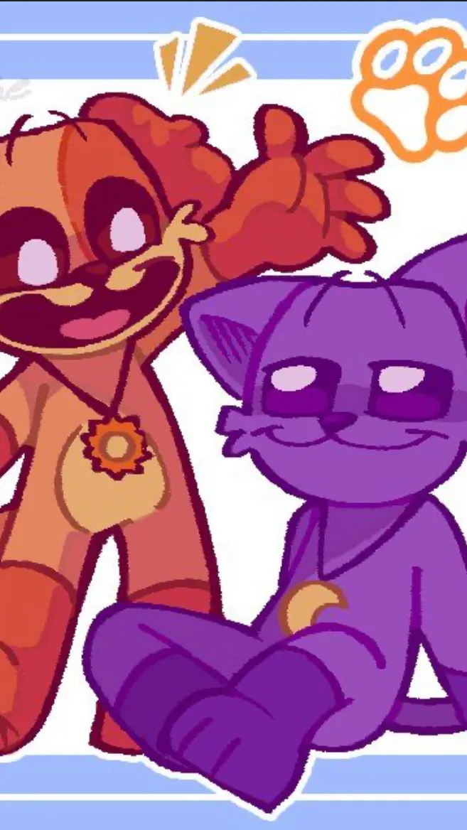 ai character: Smiling critters  background