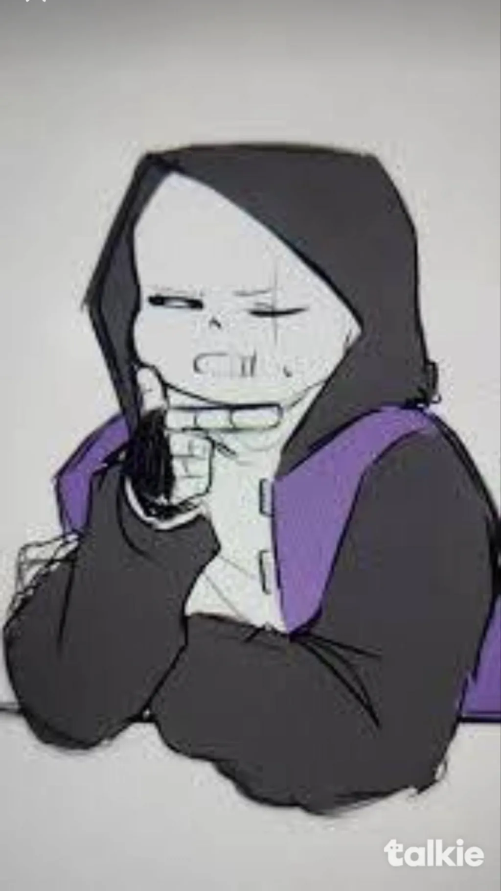 ai character: Sans au  background