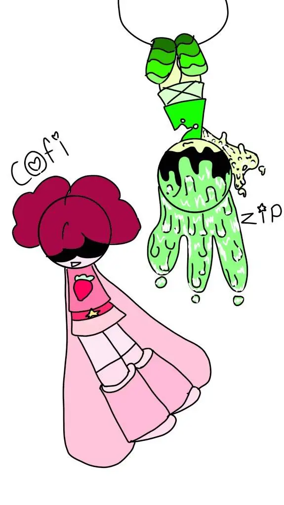 ai character: c0f1 & z1p!1!1! background