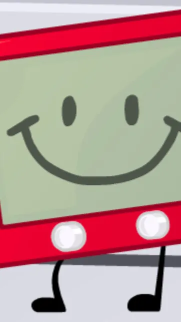 ai character: Etch a sketch background