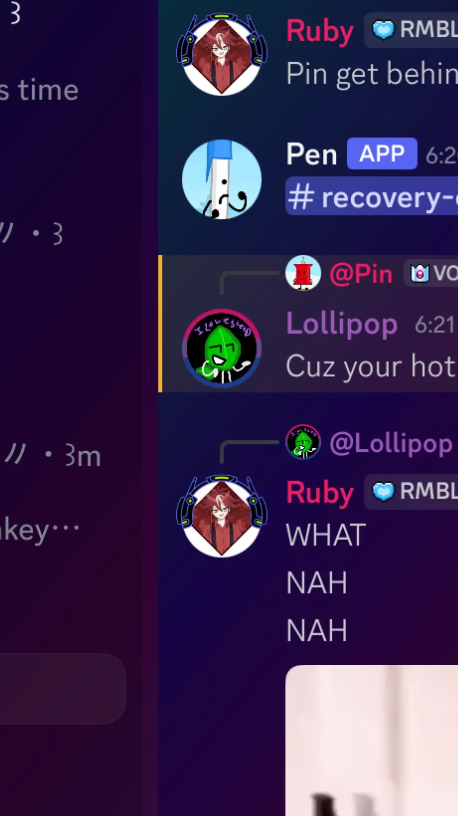ai character: Lollipop background