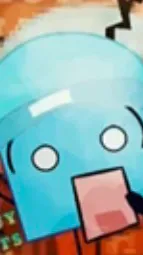 ai character: Blue guy background