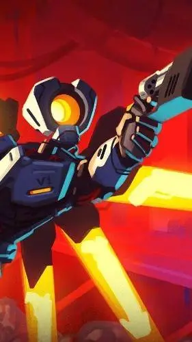 ai character: v1 ultrakill background