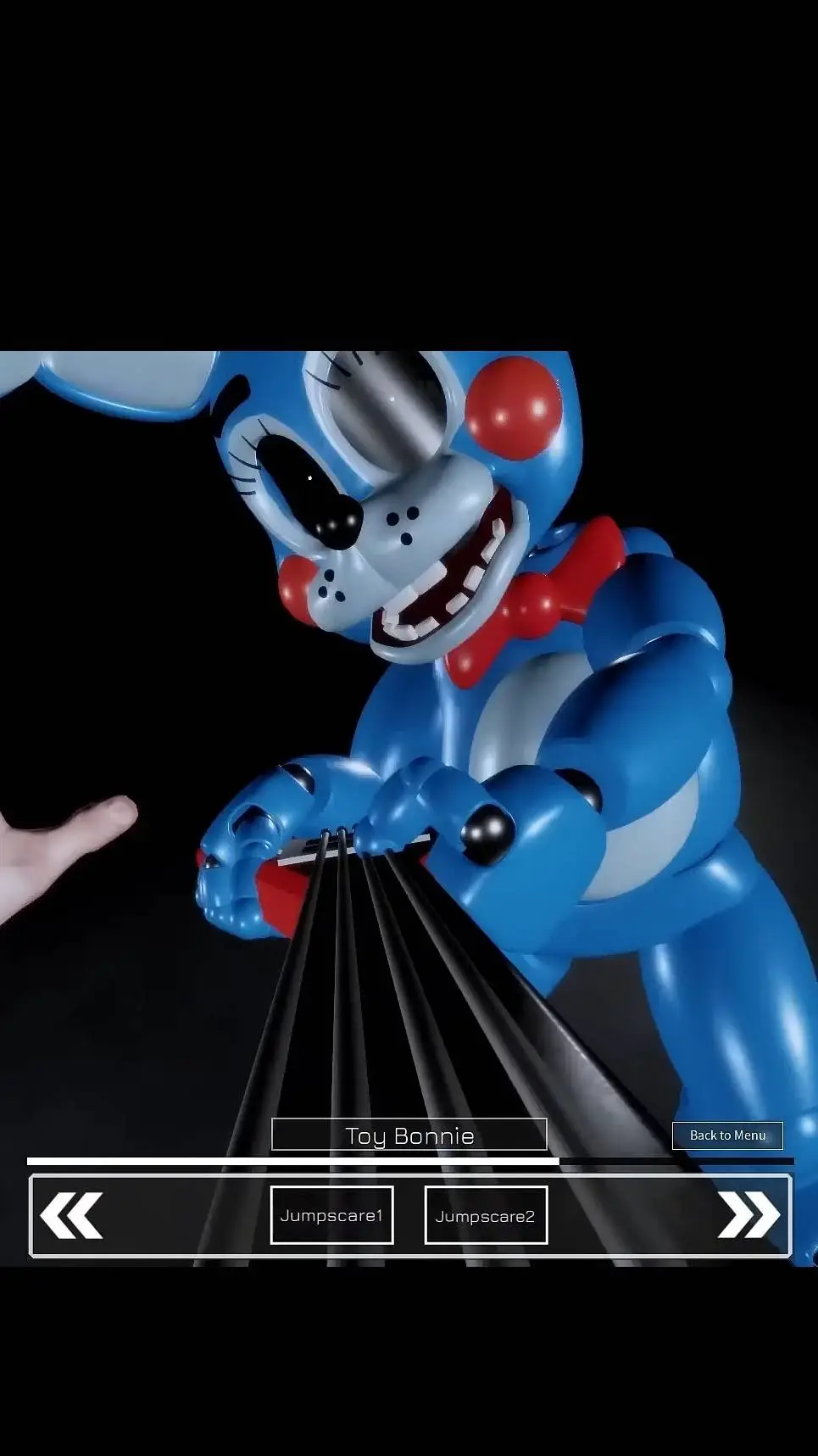 ai character: toy bonnie background