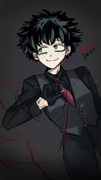 ai character: Deku(evil) background