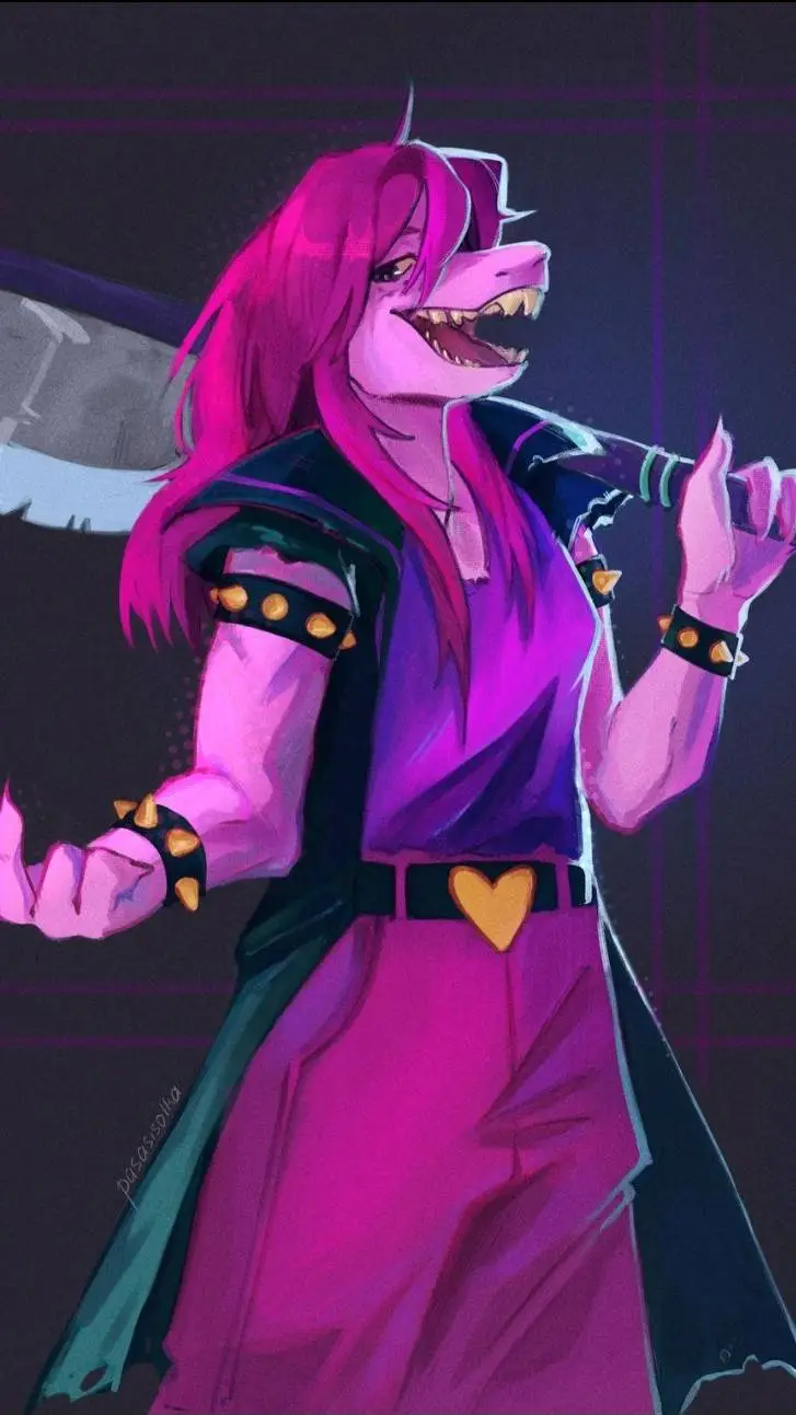 ai character: Susie (Deltarune) background