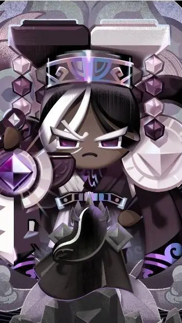 ai character: Dark Cacao Cookie background