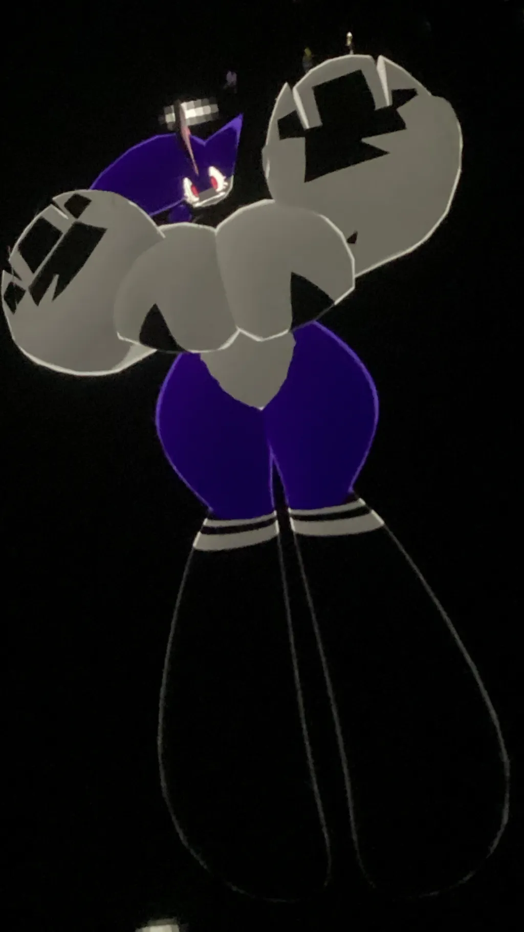 ai character: Miss monsterpaws background
