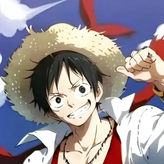 chat with ai character: monkey D.Luffy 