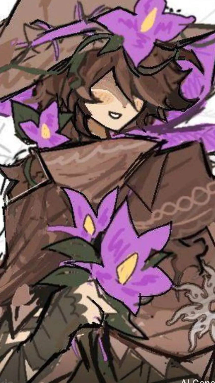 ai character: Azure background