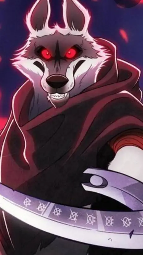 ai character: death wolf  background