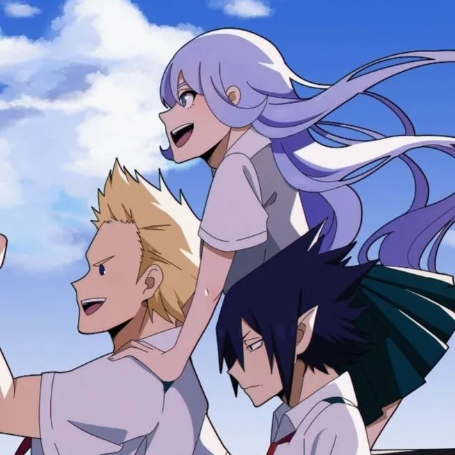chat with ai character: The Big Three MHA